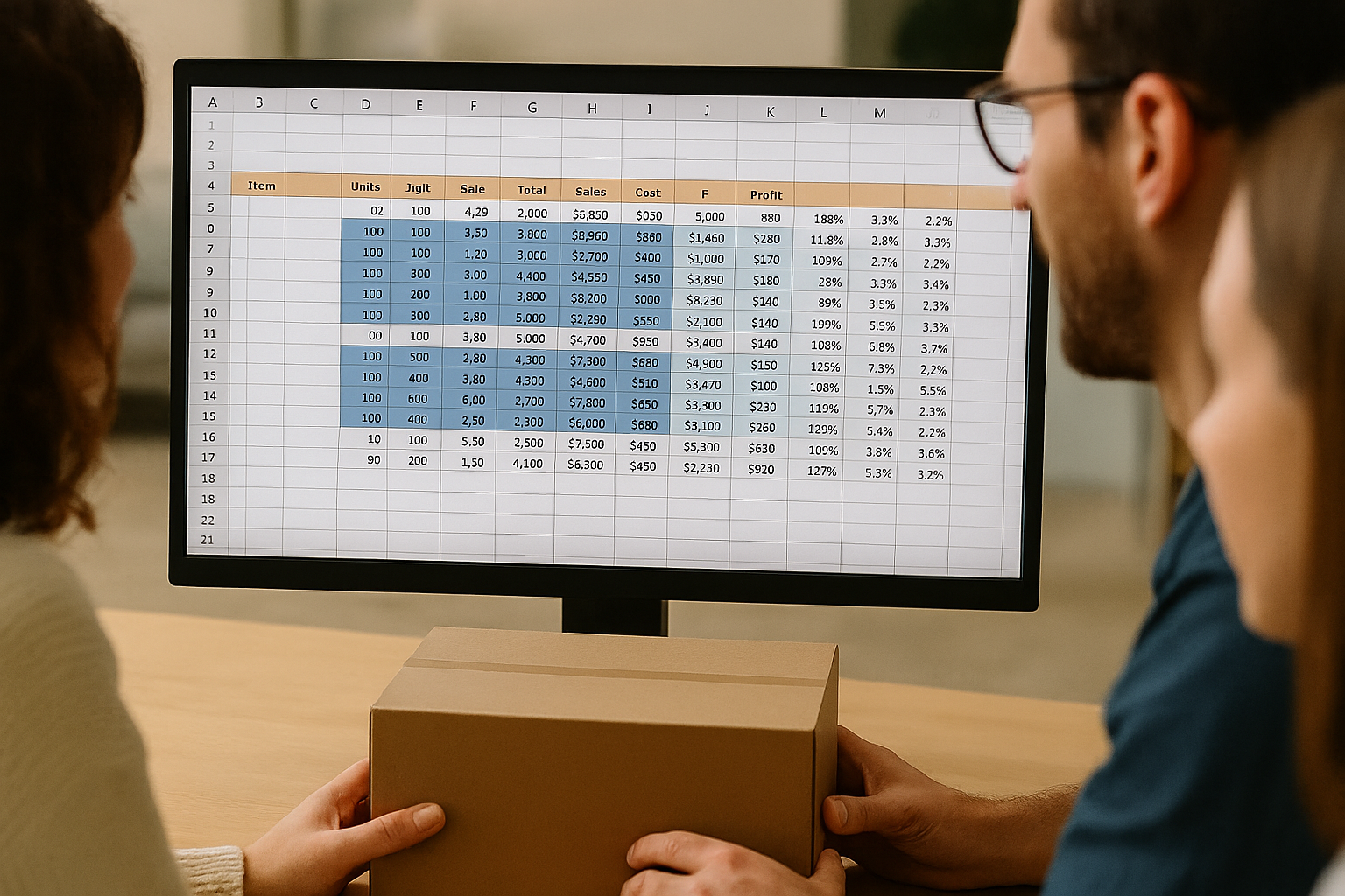 Custom WMS system dashboard